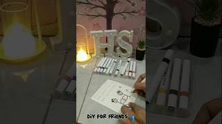 Best DIY Projects For Friends 👥reels art [upl. by Nozicka]