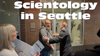 Protest at Scientology in Seattle Lets End Forced Disconnection [upl. by Enenej801]