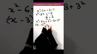 Completing the Square Method class10 maths chapter4 ytshorts [upl. by Olenolin653]