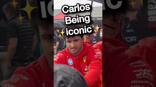 Carlos Sainz Being Iconic for a minute f1 f12024 [upl. by Abih]