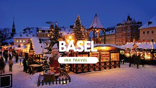 🇨🇭BASEL Christmas Walk Tour  Magical Holiday Lights amp Markets 🎄✨ [upl. by Carolyn]