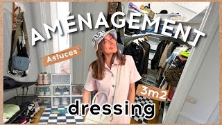 MARIE DÉMÉNAGE  OPTIMISER UN DRESSING DE 3m2 rangement organisation amp aménagement…  Episode 9 [upl. by Nalra370]