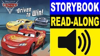 Cars Read Along Story book Read Aloud Story Books Cars 3  Drive to Win [upl. by Daggett]