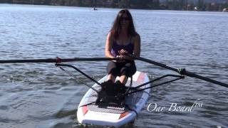 The New Oar Board™ SUP Rower by Whitehall Spirit® [upl. by Seebeck]