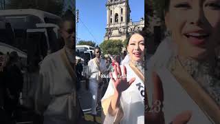 MISS UNIVERSE DAY 13 Actividades desde el Zócalo DF MEXICO missuniverse2024 missuniverse [upl. by Sehguh]