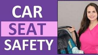 Car Seat Safety Teaching Nursing Care amp Discharge Pediatric Maternity Nurse NCLEX Review [upl. by Bern]