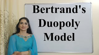 Bertrands Duopoly Model [upl. by Dronski569]