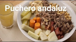 Cómo hacer un puchero andaluz [upl. by Tillman]