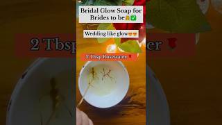 WEDDING Glow Soapytshorts ricemask diyricecream diysoap glowsoap ricerecipe soap skincare [upl. by Wilton]