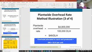 Plantwide Overhead Rate Method Chapter 4 Video 2 [upl. by Yeknarf906]