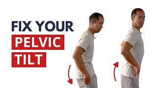 4 Key Exercises to CONTROL Your Pelvic Tilt Anterior amp Posterior [upl. by Jayme]