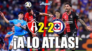 🔥PARTIDAZO A LO ATLAS  ❌Anselmi no puede contra el Rojinegro  Atlas 22 Cruz Azul [upl. by Odoric]