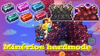 COMO CONSEGUIR OS MINÉRIS HARDMODE do terraria  12 13 e 14 mobile console e PC [upl. by Socram265]