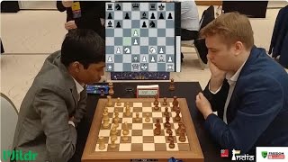 Praggnanandhaa vs Kovalev [upl. by Lihcox]