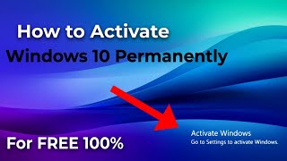 How to Activate Windows 10 Permanently For Free best method [upl. by Maram]