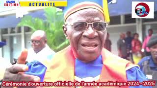 LE RECTEUR ET PROMOTEUR DU CEPROMAD LE PROFESSEUR NSAMAN SEST EXPRIMÉ À LA CÉRÉMONIE DOUVERTURE [upl. by Gnilrac965]