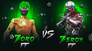 Zoro FF🇲🇦 Vs Zerox FF🇳🇵 1vs1 in Mobile after Long Time📲 [upl. by Lumbye]