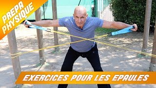 ÉLASTIQUES  MUSCLER SES ÉPAULES SANS ALLER EN SALLE [upl. by Eiclek]