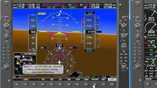 G1000 LPV Instrument Approach demonstration [upl. by Yehc]