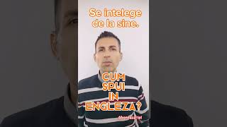 Sentelege de la sine Cum Spui In Engleza invataengleza engleza englezaonline [upl. by Ellevel]