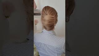 CHIGNON FACILE et RAPIDE à faire soi même  Astuce coiffure facile [upl. by Pfeifer]