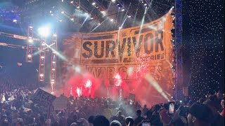 WWE Survivor Series 2022 Show Intro and Women’s War Game Entrances Live [upl. by Akcinahs]