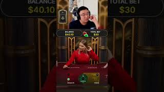 DukeOfDegens Gets Teased With The Famous 8x Lightning Dragon Tiger gambling casino dragontiger [upl. by Korey]