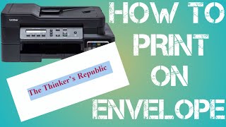 How to print on envelope [upl. by Simons]