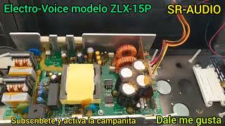 cabina amplificada ElectroVoice modelo ZLX15P fallas y solución videos tutoriales paso a paso [upl. by Kreda]