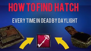 How to find the hatch before it even spawns dead by daylight [upl. by Milt]