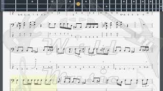 Hendrix Jimi The Wind Cries Mary BASS GUITAR TAB [upl. by Joappa]