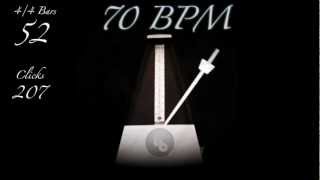 70 BPM Metronome [upl. by Beckie304]