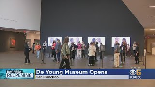 De Young Museum Reopens With Frida Kahlo Exhibit [upl. by Raffaj82]