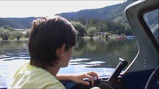 Mit dem Motorboot auf dem HohenwarteStausee auf der Saale in Thüringen [upl. by Ode]