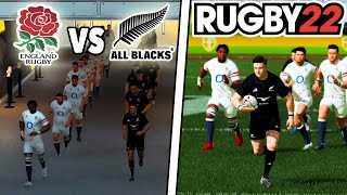 ENGLAND vs ALL BLACKS Autumn Internationals 2024  Rugby 22 Legend Difficulty Gameplay amp Commentary [upl. by Burman369]