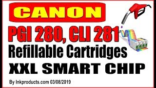 Canon Refillable Cartridges For TS9120 TS8120 TS8220 TS9520 TR8520 TR7520 Printers [upl. by Myrilla]