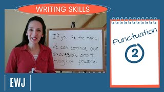 English Writing Skills 2 Commas and Capital Letters [upl. by Ahel]