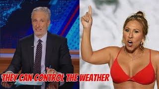 Jon Stewart Condemns Marjorie Taylor Greene for Pushing the Dumbest Conspiracy yet [upl. by Ecela774]