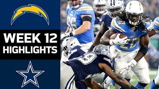 Chargers vs Cowboys  NFL Week 12 Game Highlights [upl. by Seavir706]