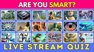 Mega Knowledge Quiz  101 Easy amp Medium Questions  Quizzy Springs Live Stream [upl. by Alastair]