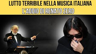 UN TRIBUTO EMOZIONANTE RENATO ZERO E IL MAESTRO CHE HA CAMBIATO LA MUSICA [upl. by Siramaj]