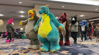 Furry Migration 2023 Fursuit Parade [upl. by Lotsirhc]