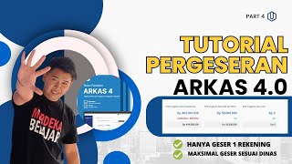 Part 4  TUTORIAL PERGESERAN ANGGARAN PADA ARKAS 40 [upl. by Nayve]