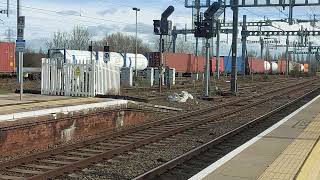 Tuesday 200224 66546 flying past Didcot [upl. by Arhoz]