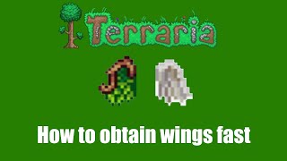 How to Get Fledgling amp Leaf Wings  Terraria  Quick Tutorial [upl. by Parrisch606]