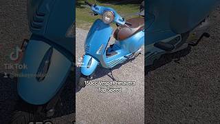 150cc Vespa Primavera Top Speed [upl. by Garratt]