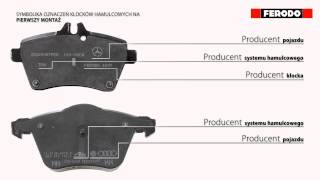 Jak odczytać oznaczenia klocków hamulcowych aftermarketowych na pierwszy montaż [upl. by Sineray]