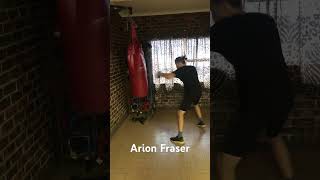 Arion punching heavy bag boxing sports fighter combat [upl. by Bruns]