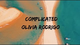 Olivia Rodrigo  complicated lyric video [upl. by Osrick562]