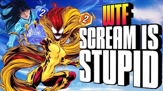 Marvel Snap SCREAM IS SECRETLY OP [upl. by Etteinotna]